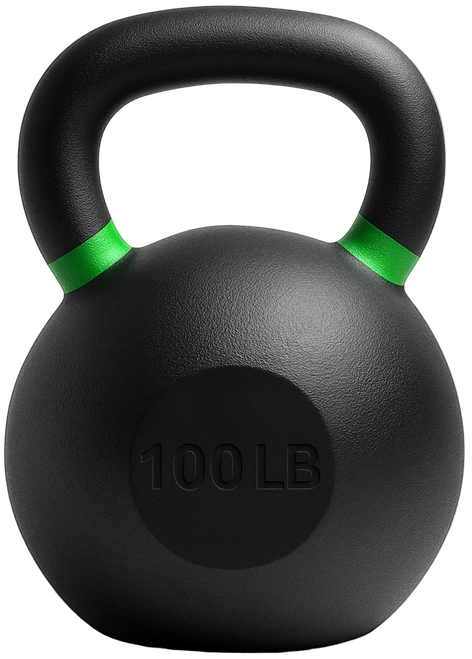 French Fitness Cast Iron Kettlebell 100 lbs