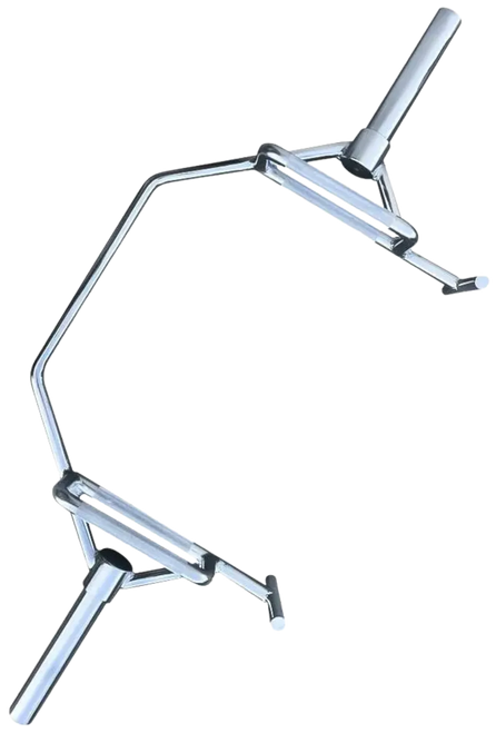 French Fitness Open Hex Olympic Trap Shrug Bar