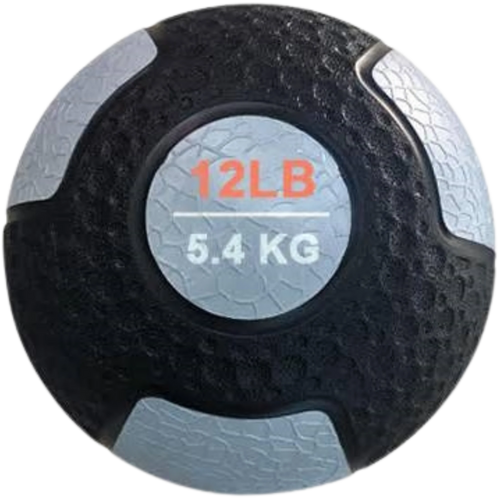 French Fitness Rubber Medicine Ball 12 lb