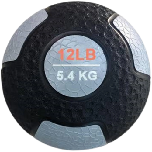 French Fitness Rubber Medicine Ball 12 lb