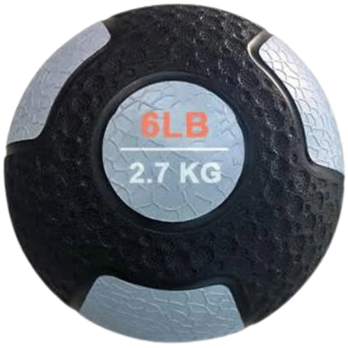 French Fitness Rubber Medicine Ball 6 lb