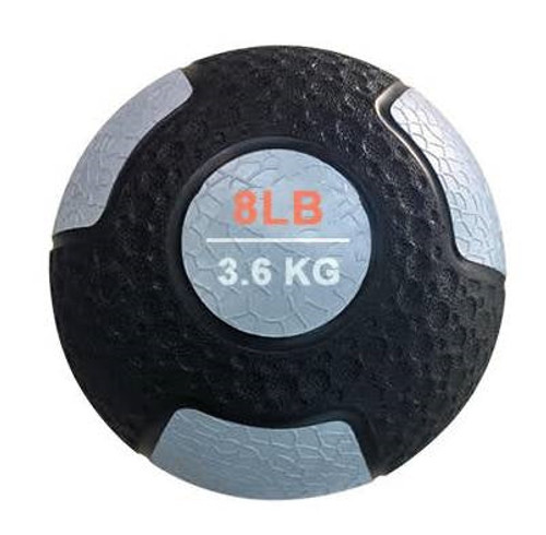 French Fitness Rubber Medicine Ball 8 lb