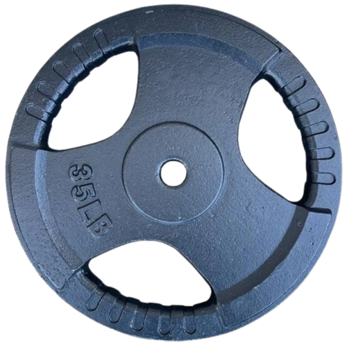 French Fitness Standard Cast Iron 1" Weight Plate 35 lbs