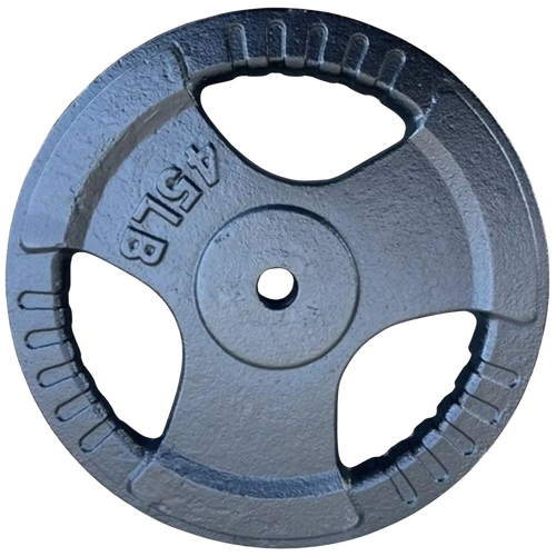 French Fitness Standard Cast Iron 1" Weight Plate 45 lbs