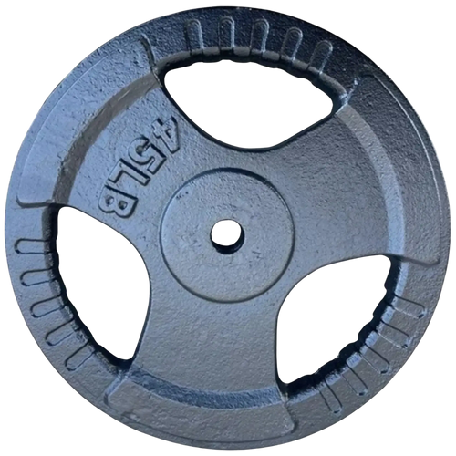 French Fitness Standard Cast Iron 1" Weight Plate 45 lbs