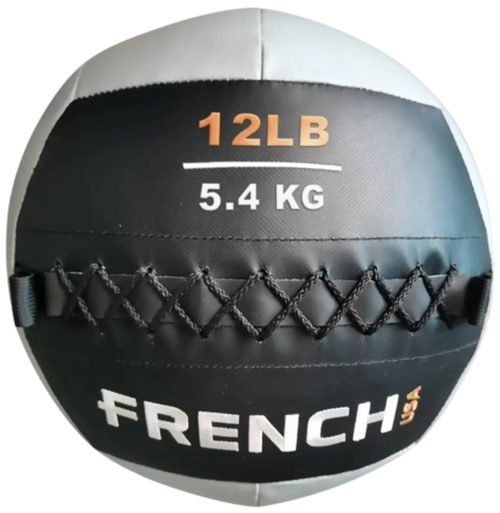 French Fitness Soft Medicine Wall Ball 12 lb