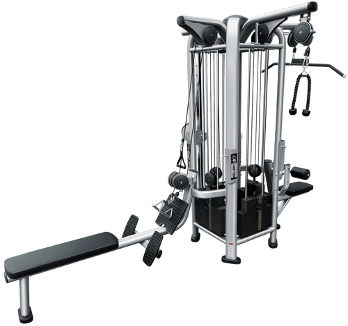 French Fitness FFS Silver 4 Stack Multi Jungle Gym