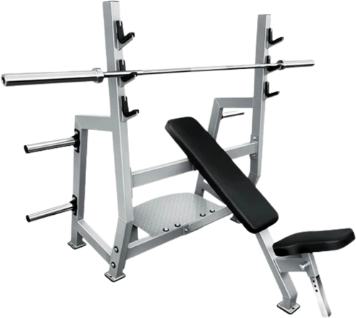 French Fitness Napa Olympic Incline Bench w/Weight Storage