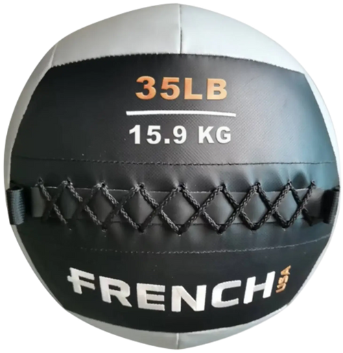 French Fitness Soft Medicine Wall Ball 35 lb