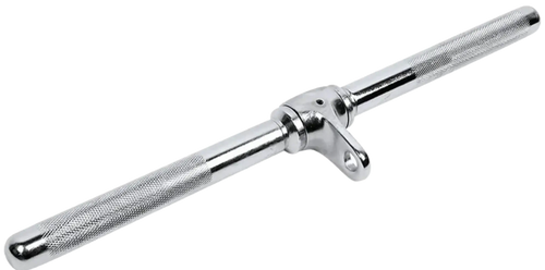 French Fitness Chrome 21" Revolving Straight Bar French Fitness Chrome 21" Revolving Straight Bar