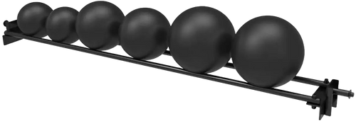 French Fitness 71" Rack & Rig Ball Tier/Tray Attachment