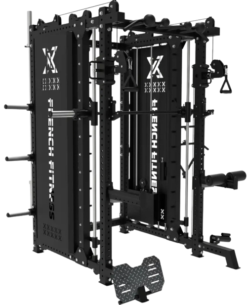 French Fitness FSR100-CB Commercial Cable Smith Rack w/Counter Balance