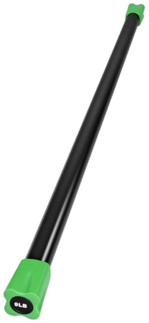 French Fitness Weighted Body Fitness Bar 9 lbs - Green