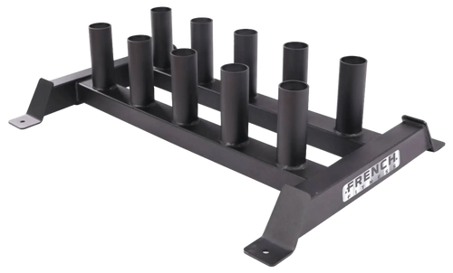 French Fitness Vertical Olympic 10 Bar Rack Holder
