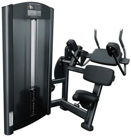 French Fitness FFB Black Selectorized Abdominal Crunch French Fitness FFB Black Selectorized Abdominal Crunch