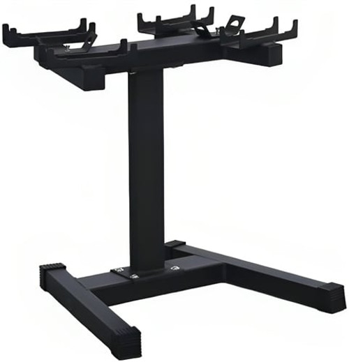 French Fitness Adjustable Dumbbell Set Stand