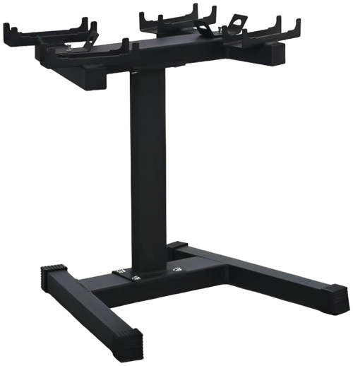 French Fitness Adjustable Dumbbell Set Stand