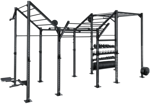 French Fitness Free Standing Rig & Rack System 10