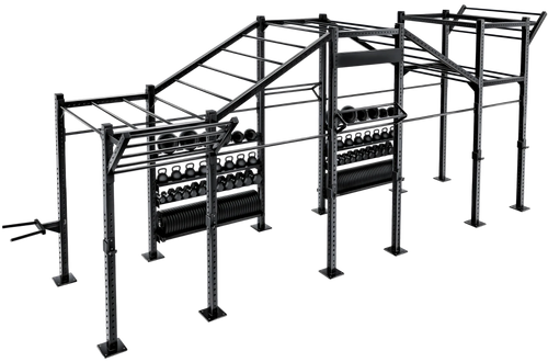 French Fitness Free Standing Rig & Rack System 11