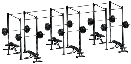 French Fitness Free Standing Rig & Rack System 2