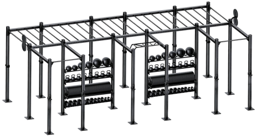 French Fitness Free Standing Rig & Rack System 21