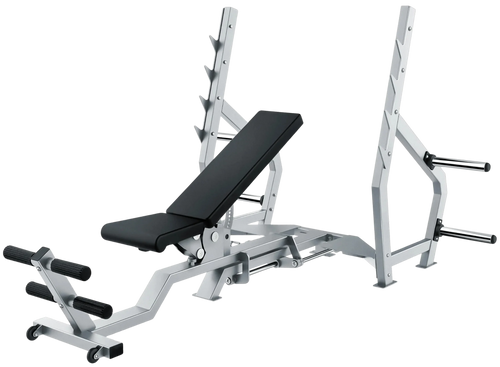 French Fitness Venice 3 Way Flat Incline Decline Olympic Bench