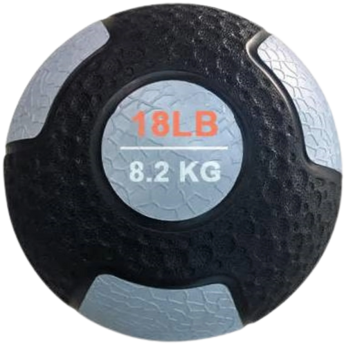 French Fitness Rubber Medicine Ball 18 lb