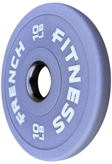 French Fitness Competition Urethane Bumper Plate 10 lb Colored (Grey)