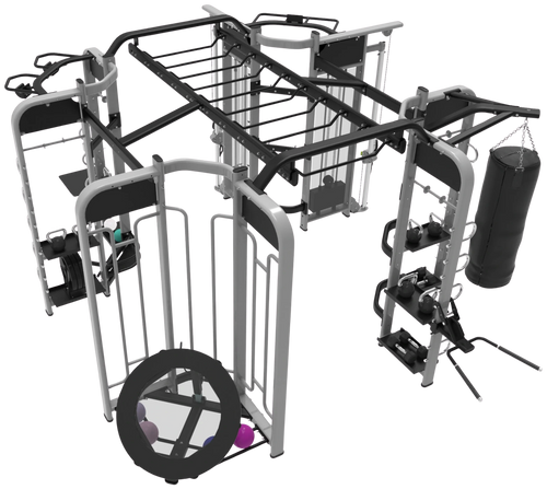 French Fitness FFS Silver 360XL Energy Group Training System