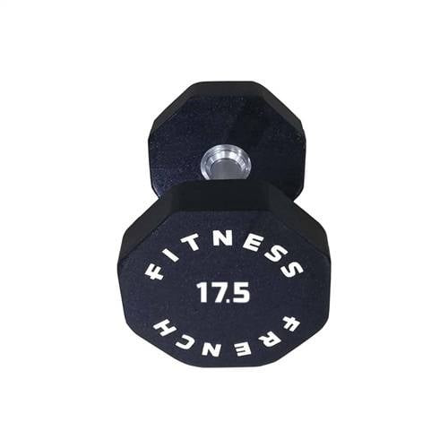 French Fitness Urethane 8 Sided Hex Dumbbell 17.5 lbs - Single