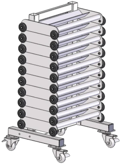 French Fitness Glute Ham Roller Storage Rack