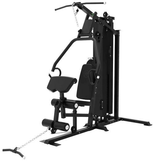 French Fitness X8 Multi Station Gym System - Black