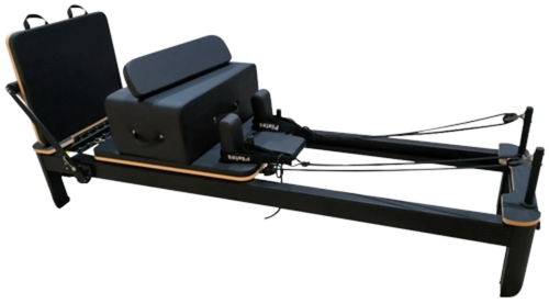 French Fitness Black Pilates Reformer