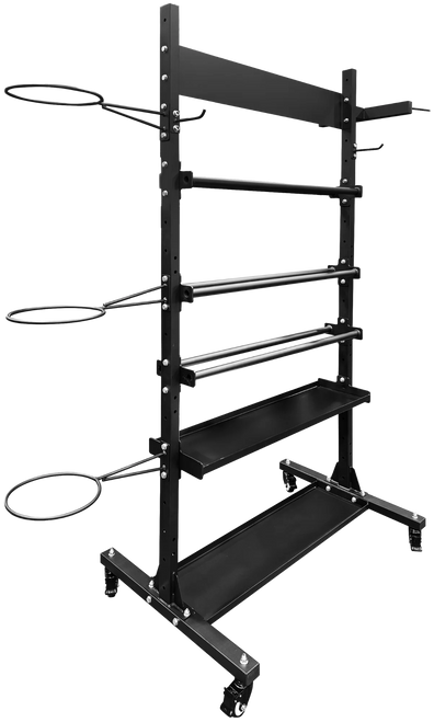 French Fitness Multi-Storage Accessory Tower Rack