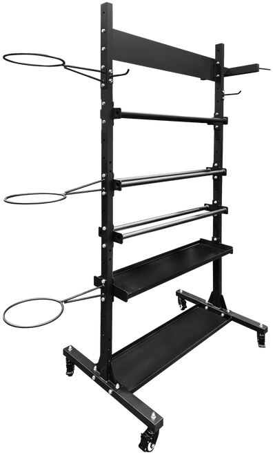 French Fitness Multi-Storage Accessory Tower Rack