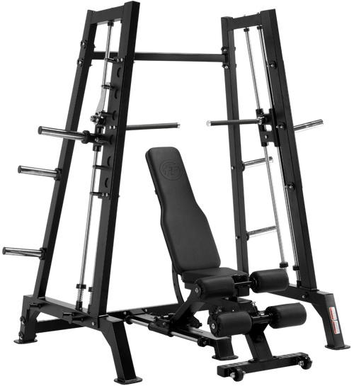 French Fitness Power Smith Dual System Converging Bench Press Combo Plate Loaded