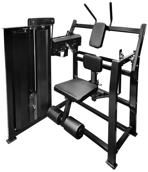 French Fitness FFB Black Single Stack Abdominal Crunch