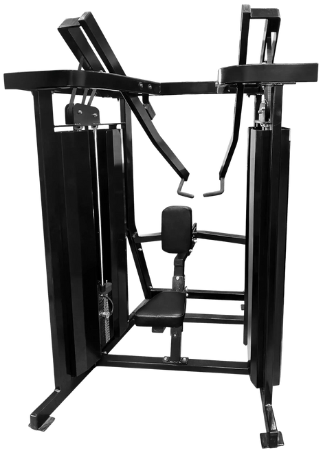 French Fitness FFB Black Dual Stack Low Row