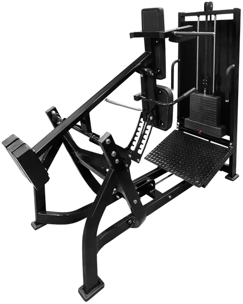 French Fitness FFB Black Single Stack V-Squat