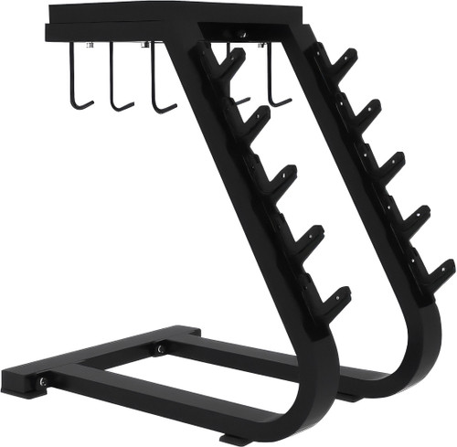 French Fitness Marin Accessory, Handle, & 5 Bar Storage Rack