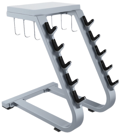 French Fitness Napa Accessory, Handle, & 5 Bar Storage Rack