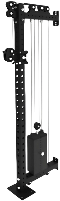 French Fitness Rack & Rig Rack Mounted Cable Column