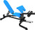 French Fitness Multi Functional Adjustable Bench V2 w/Arm Curl + Leg Ext