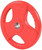 French Fitness Colored Rubber Grip Olympic Plate Set 190 lbs