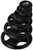 French Fitness Rubber Grip Olympic Weight Plate Set 350 lbs