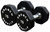 French Fitness Urethane 8 Sided Hex Dumbbell Set, 5-50 lbs