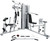 French Fitness X2 Corner Home Gym System - Silver