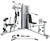 French Fitness X2 Corner Home Gym System - Silver