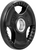 French Fitness Rubber Grip Olympic Plate 10 lbs Black