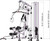 French Fitness X4 Functional Gym System w/Leg Press - Silver French Fitness X4 Functional Gym System w/Leg Press - Silver